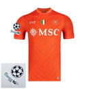 Napoli GK 1 Fan Jersey 2025/26 Patches UCL + 10th Anniversary UEFA.