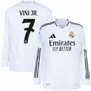 Real Madrid Home Long Sleeve Fan Jersey 2024/25 Vini Jr. 7