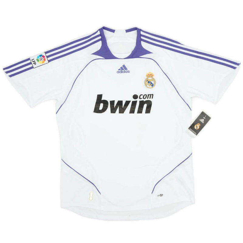 Real Madrid Home Retro Jersey 2007/08