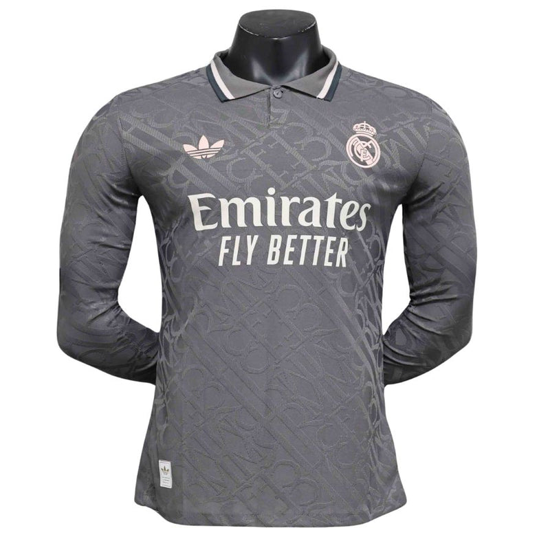 Real Madrid Third Authentic Player Long Sleeve 2024/25