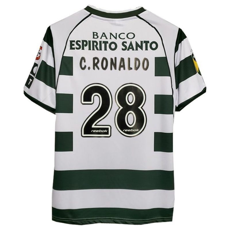 Sporting Home Retro Jersey 2002/03