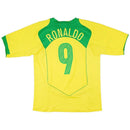 Ronaldo 9 Brazil Home Retro 2004