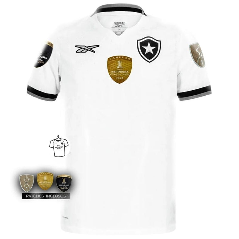 Botafogo Away Fan Jersey 2024/25 Patchs Campeão Libertadores