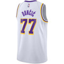 Luka Dončić Los Angeles Lakers Nike Unisex Swingman Jersey - Icon Edition - Gol, Purple, White