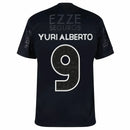 Corinthians Yuri Alberto 9 Away Fan Jersey 2024/25 Full Sponsor (Official Printing)