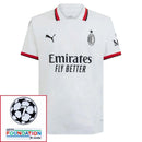 AC Milan Away Fan Jersey 2024/25 Patches UCL UEFA Foundation (Official Printing)