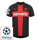 Bayer 04 Leverkusen Wirtz 10 Home Fan Jersey 2023/24 Patches UCL UEFA Foundation (Official Printing)