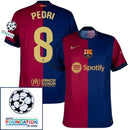 Barcelona Home 2024/25 Patches UCL UEFA Foundation (Official Printing)