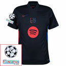 Barcelona Raphinha 11 Away Fan Jersey 2024/25 Patches UCL UEFA Foundation (Official Printing)
