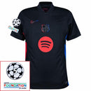 Barcelona Lewandowski 9 Away 2024/25 Patches UCL UEFA Foundation (Official Printing)
