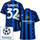 Inter Milan Home 2024/25 Patches UCL UEFA Foundation (Official Printing)