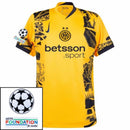 Inter Milan Lautaro 10 Third 2024/25 Patches UCL UEFA Foundation (Official Printing)