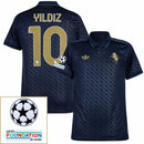 Juventus Third 2024/25 Patches UCL UEFA Foundation (Official Printing)