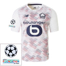 Lille Away 2024/25 Patches UCL UEFA Foundation (Official Printing)