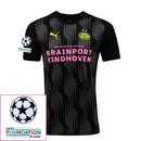 PSV Eindhoven Fan Jersey Pre-Match Away 2024/25 Patches UCL UEFA Foundation (Official Printing)