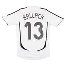 Germany Ballack 13 Retro Home 2006 Fan Jersey