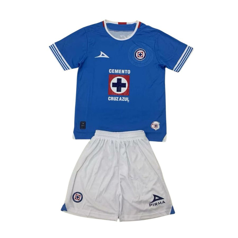 Kids KIT Cruz Azul Home Fan Jersey 2024/25