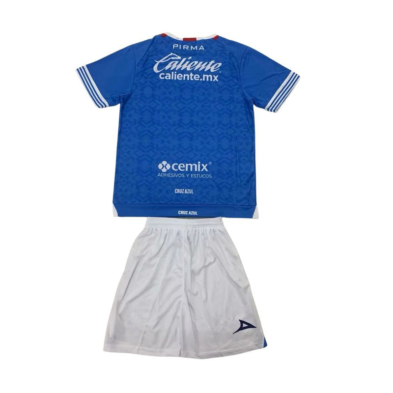 Kids KIT Cruz Azul Home Fan Jersey 2024/25