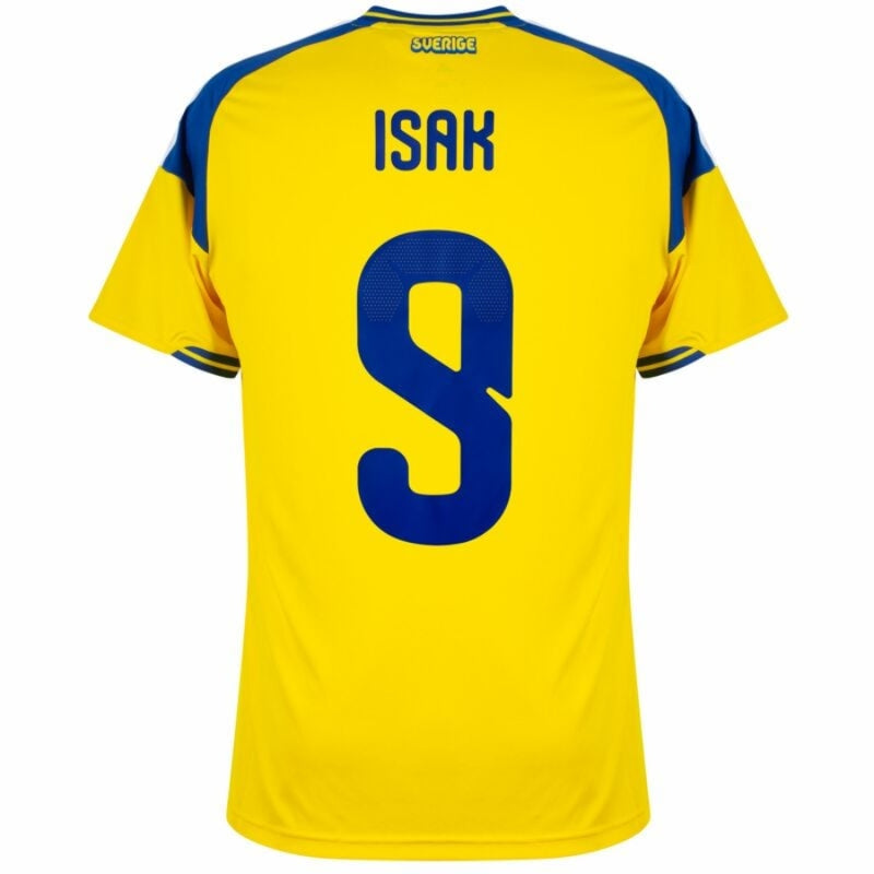Sweden Home Isak 9 Fan Version Shirt 2026-2027 World Cup