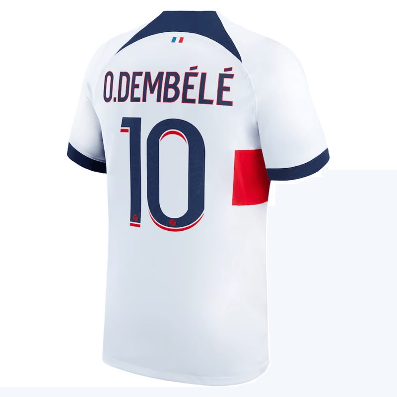 O.DEMBÉLÉ 10 PSG 2023/24 Away Jersey