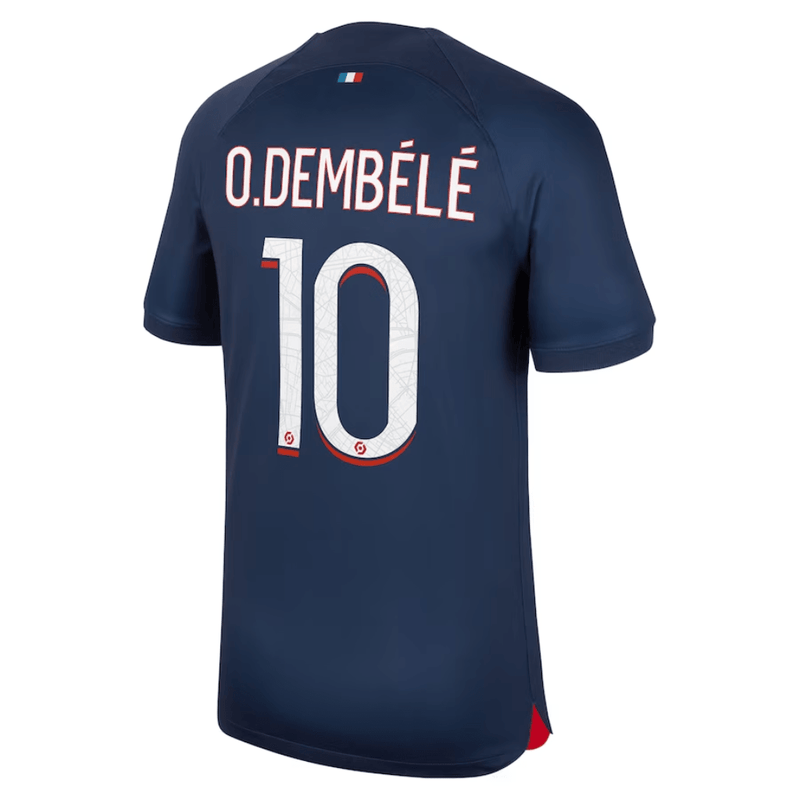 O.DEMBÉLÉ 10 PSG 2023/24 Home Jersey