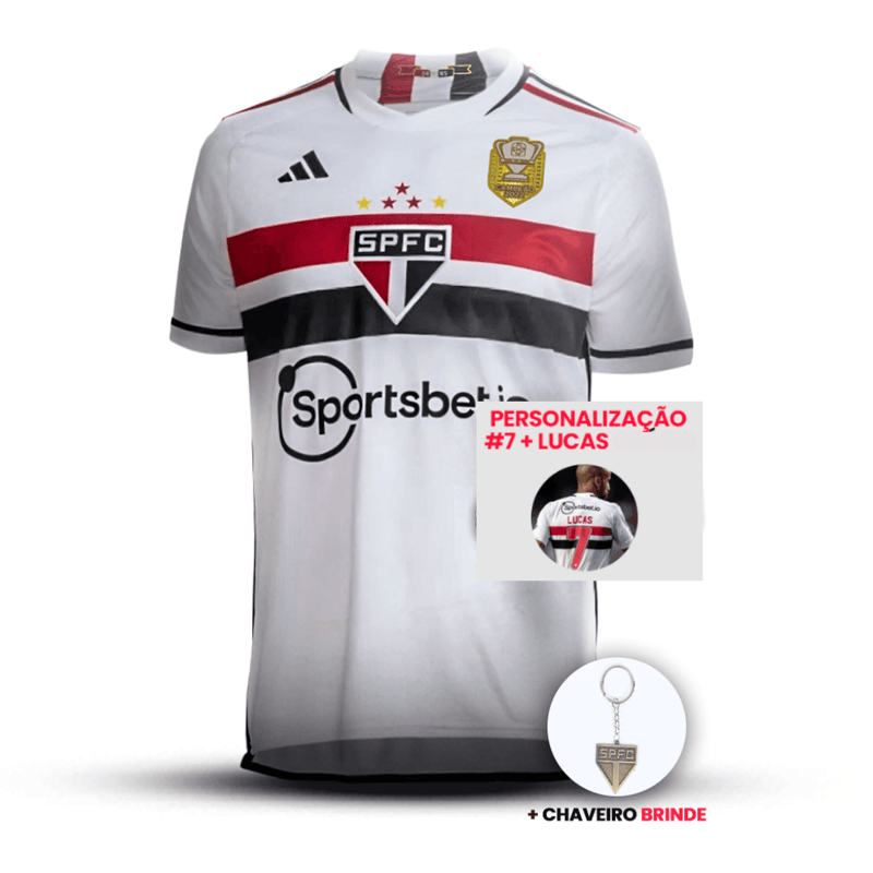 São Paulo Home Jersey 2023/24 Patch Champion Copa do Brasil