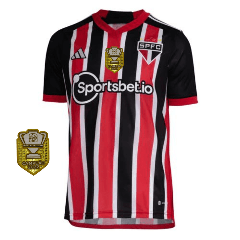 São Paulo Away Jersey 2023/24 Patch Champion Copa do Brasil