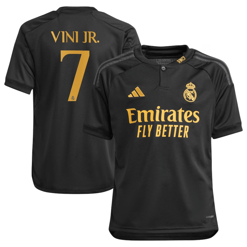 Vini Jr. 7  Real Madrid 2023/24 Third Jersey