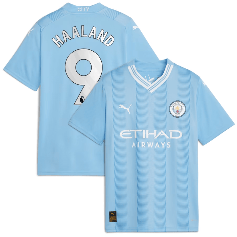 Haaland 9 Manchester City Home Jersey 2023/24