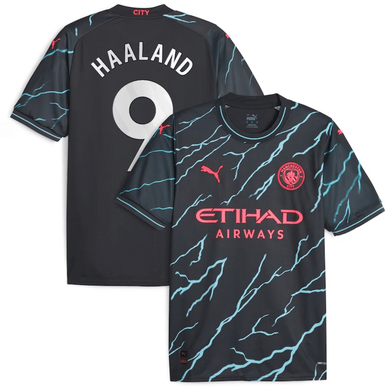 Haaland 9 Manchester City Third Jersey 2023/24