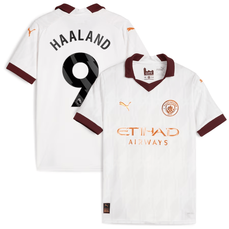 Haaland 9 Manchester City Away Jersey 2023/24