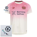 Bayer 04 Leverkusen Away Fan Jersey 2025/26 Patches UCL + 10th Anniversary UEFA Foundation
