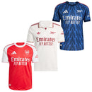 Arsenal Home, Away and Third Kit 3 Fan Jersey Shirt 2025/26