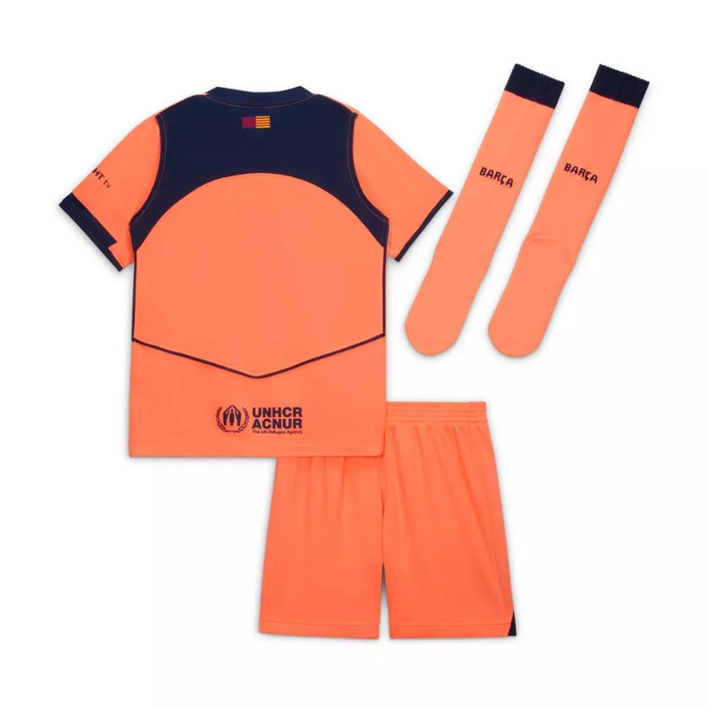 Kids Kit Barcelona Third Fan Jersey 2025/26 Shirt, shorts and socks