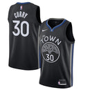 Golden State Warriors Curry 30 NBA Jersey Black The Town