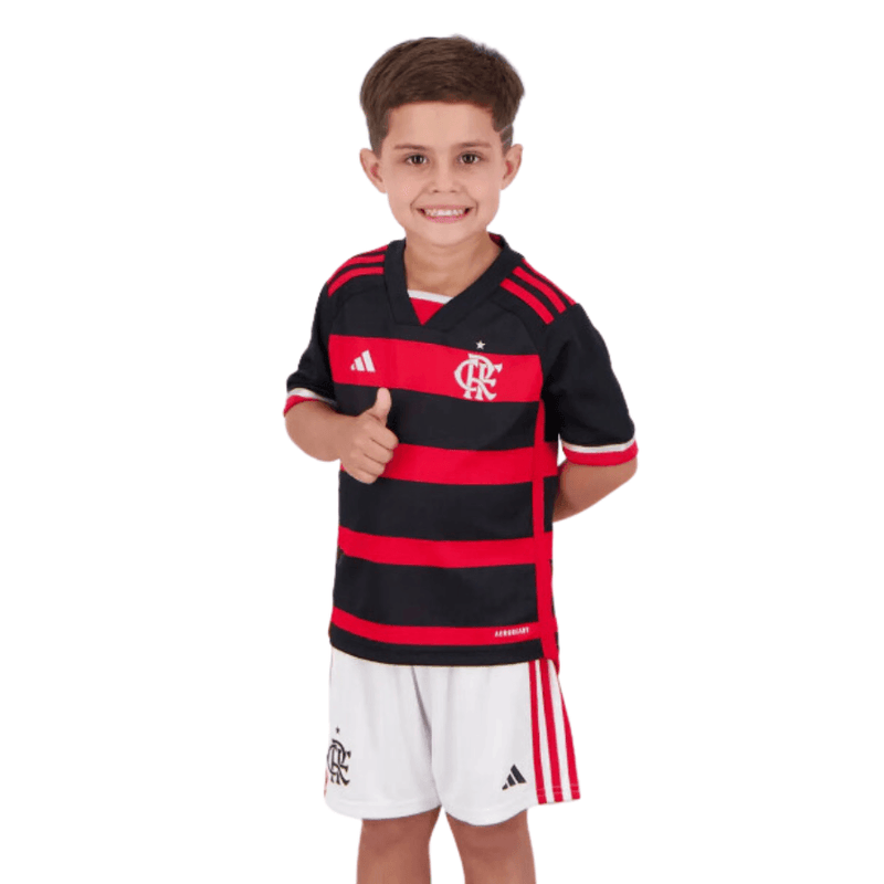 Kids KIT Flamengo Home Jersey 2024/25