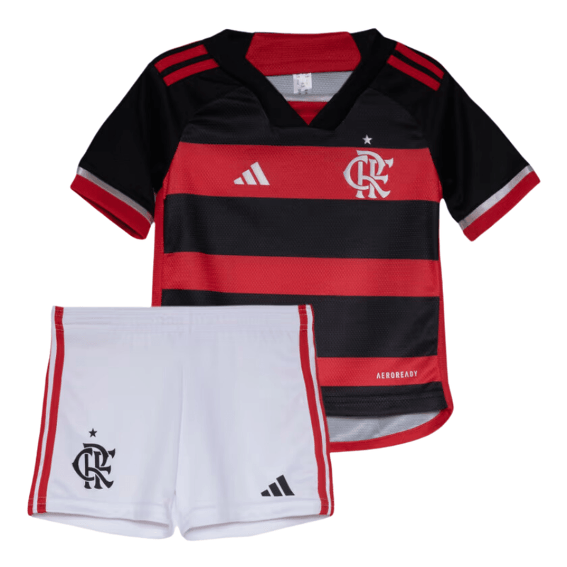 Kids KIT Flamengo Home Jersey 2024/25