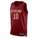 Darius Garland 10 Cleveland Cavaliers 22/23 NBA Jersey Wine - Icon Edition