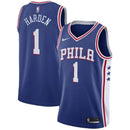 James Harden Philadelphia 76ers 20222 NBA Jersey - Icon Edition - Royal