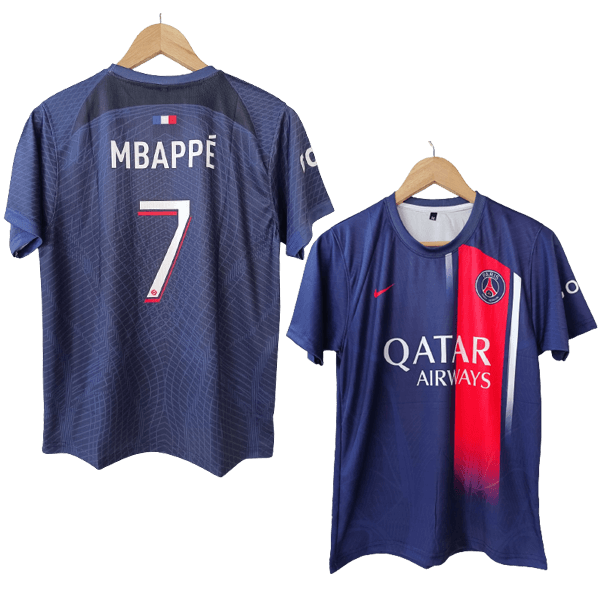 Kylian Mbappé PSG 2023-24 Home Jersey