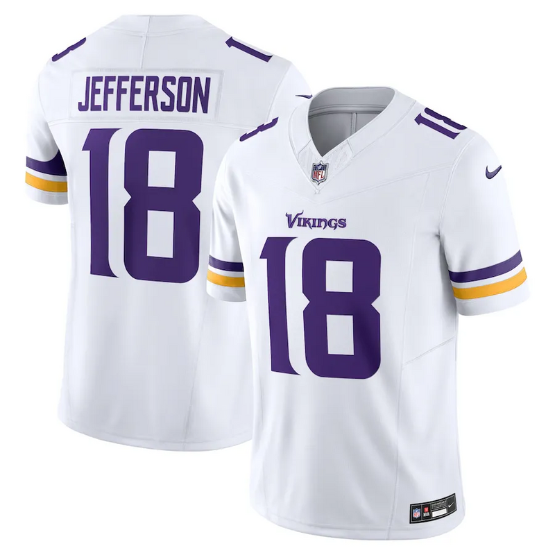 NFL Minnesota Vikings Away Justin Jefferson 18 Limited