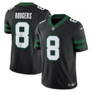 NFL New York Jets Black Aaron Rodgers 8 Legacy
