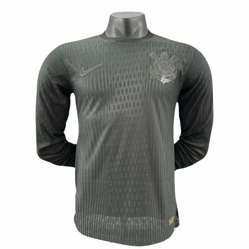 Corinthians Home Player  Long Sleeve Jersey 2024/25