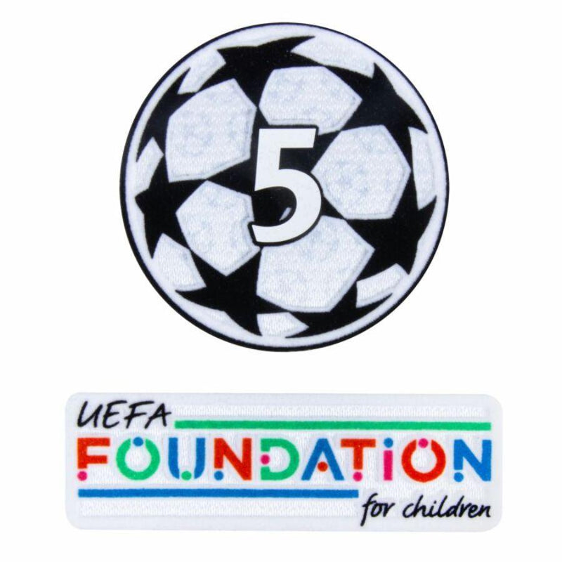 Barcelona Raphinha 11 Home 2024/25 Patches UCL UEFA Foundation (Official Printing)
