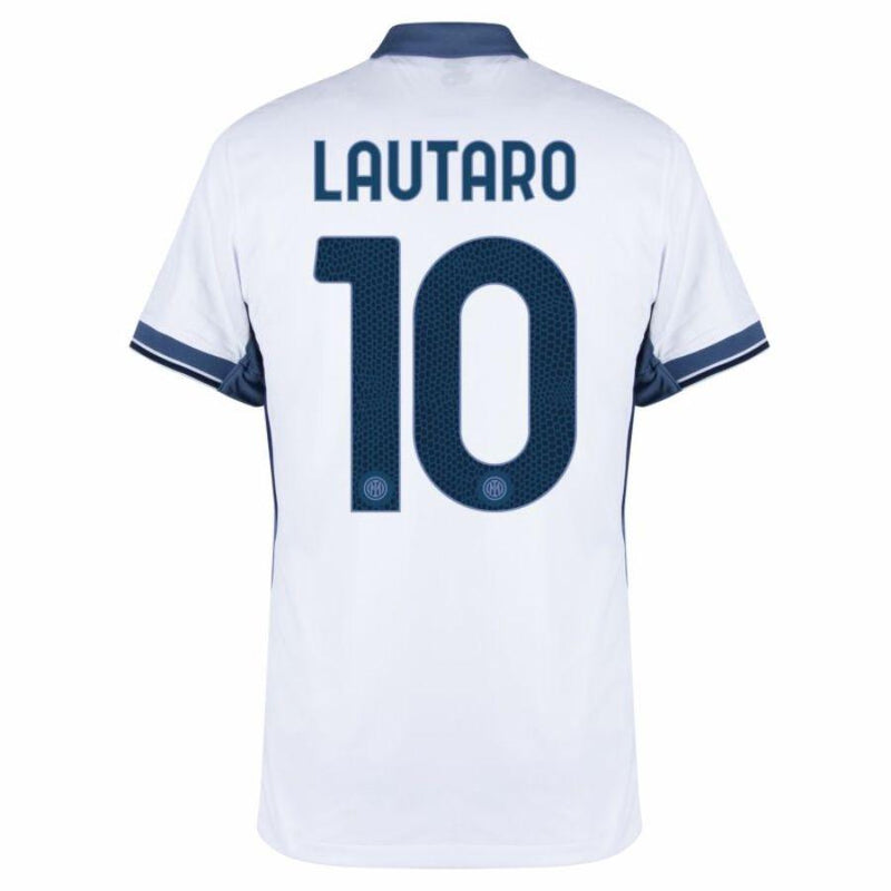 Inter Milan Lautaro 10 Away 2024/25 Patches UCL UEFA Foundation (Official Printing)