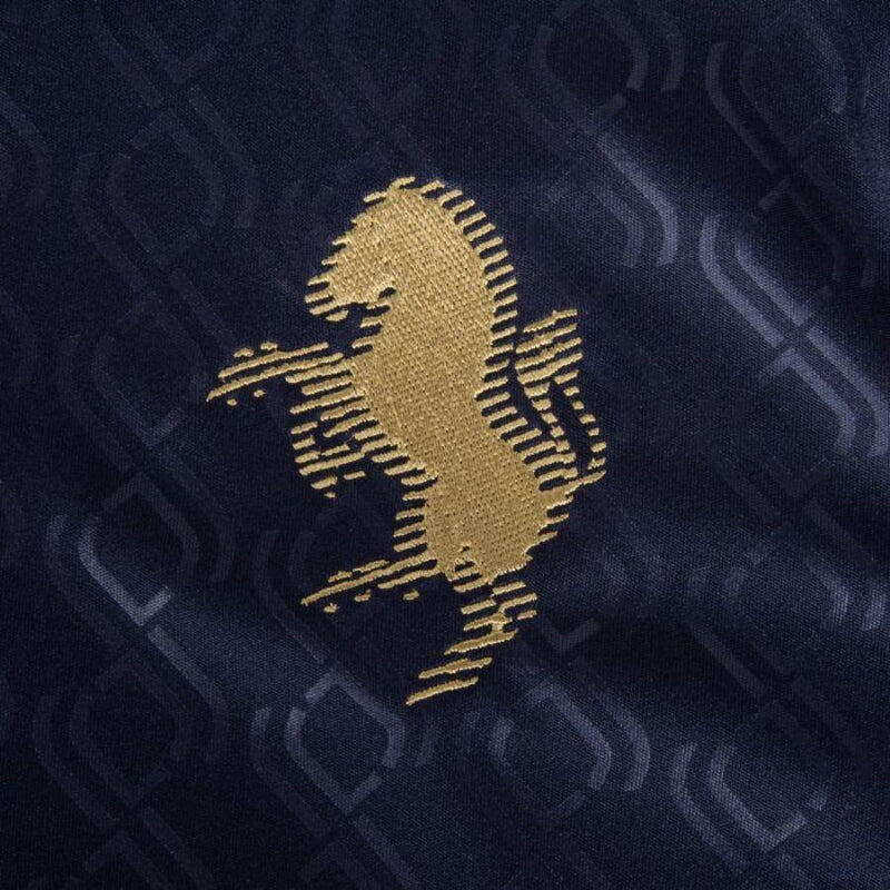 Juventus Vlahovic 9 Third 2024/25 Patches UCL UEFA Foundation (Official Printing)