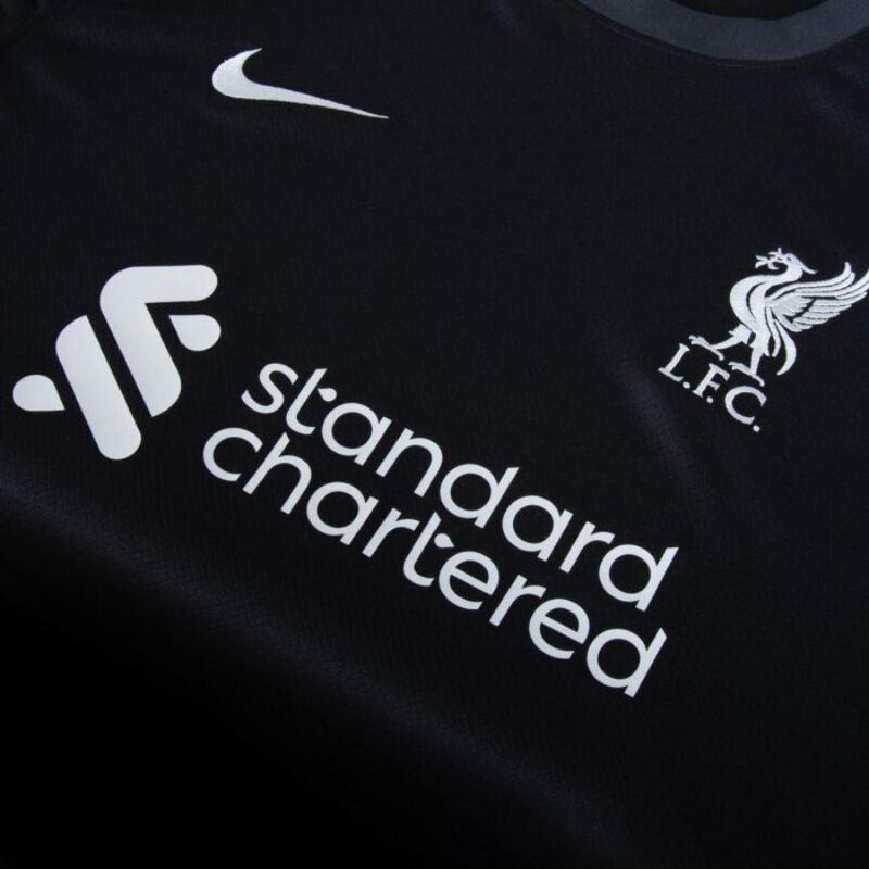 Liverpool Mohamed Salah 11 Away 2024/25 Patches UCL UEFA Foundation (Official Printing)