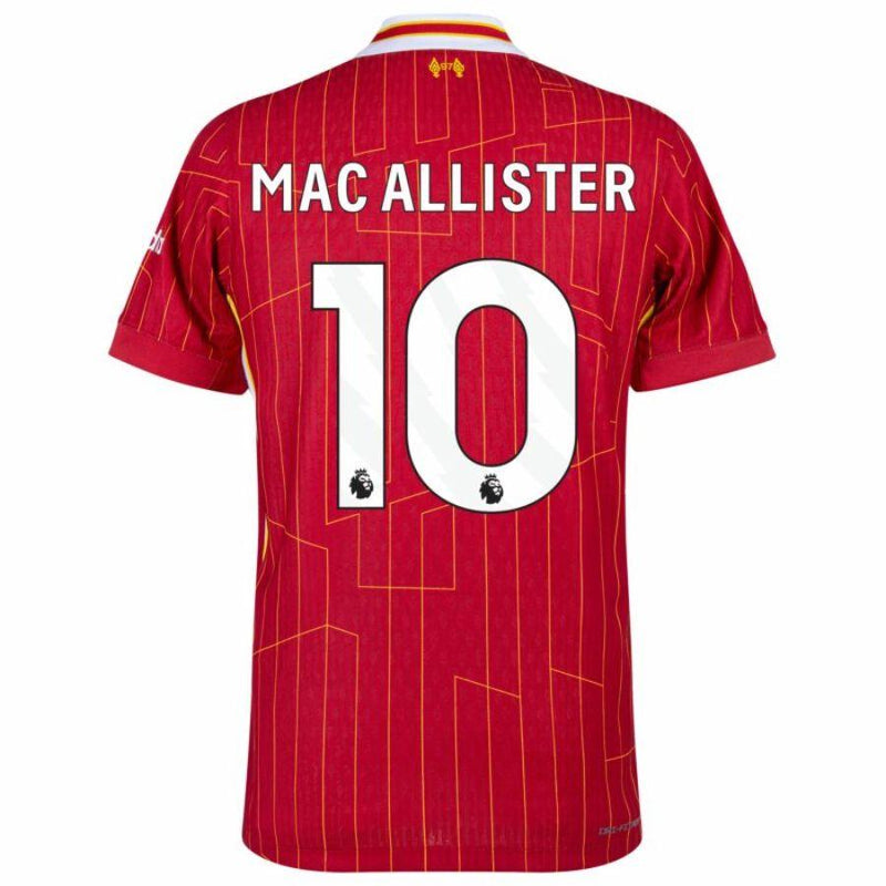 Liverpool Home 2024/25 Patches UCL UEFA Foundation (Official Printing)