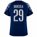 Paris Saint-Germain Barcola 29 Fan Jersey Fourth Jordan 2024/25 Patches UCL UEFA Foundation (Official Printing)