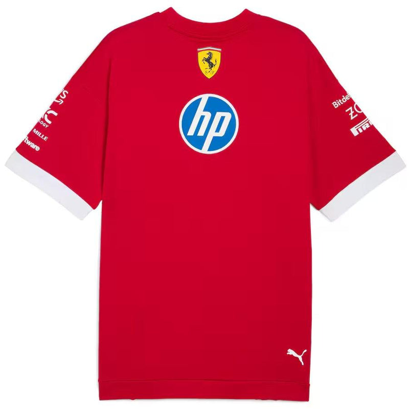 Scuderia Ferrari 2025 Team Set Up T-Shirt Formula 1 F1 Formula One